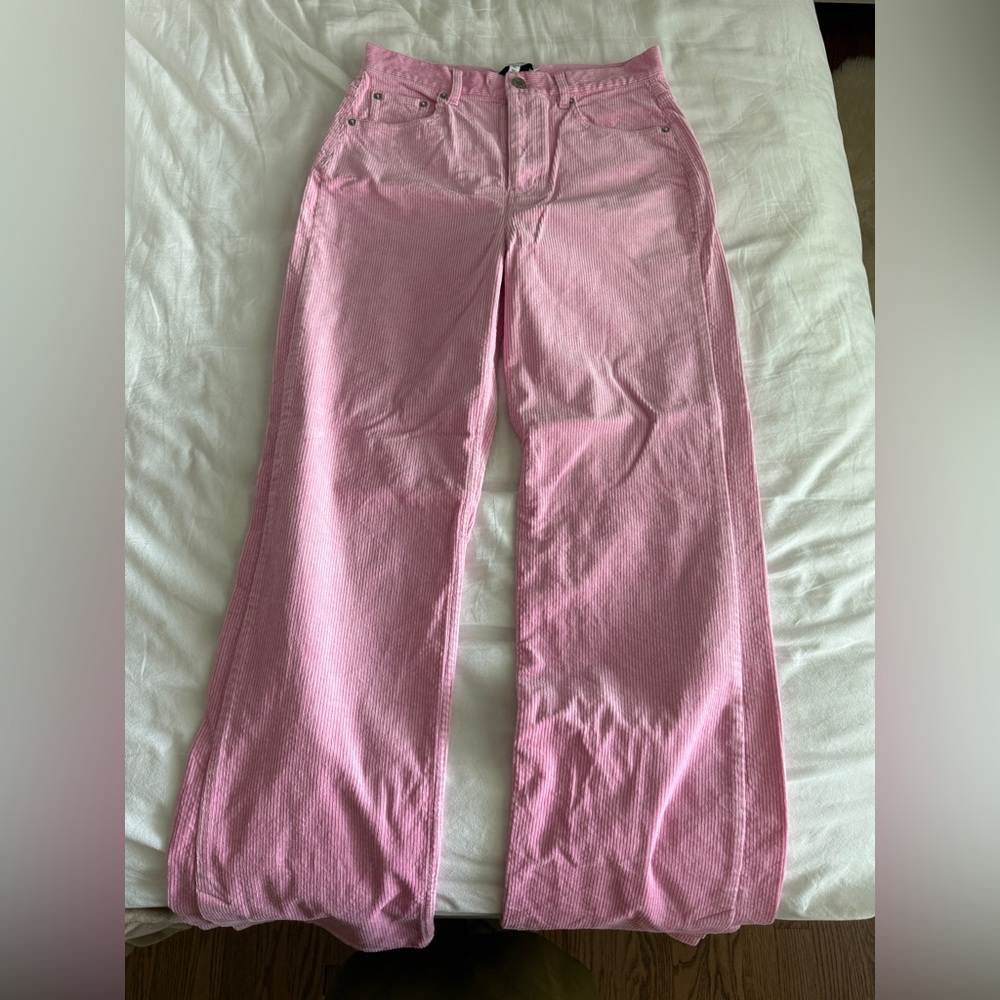& Other Stories Pink Flare Jeans